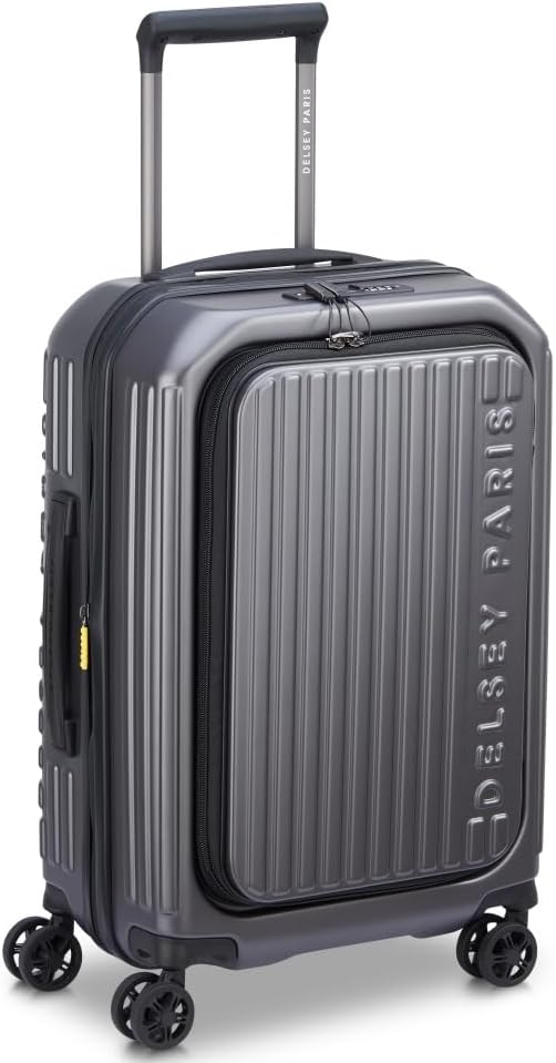 VALISE CABINE EXTENSIBLE DELSEY SECURITIME F/O 55 ANTHRACITE