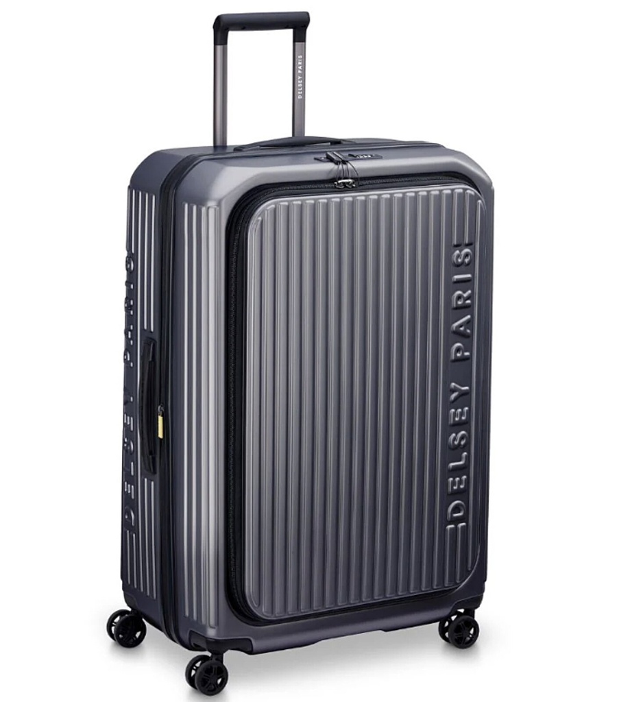 VALISE GRANDE TAILLE EXTENSIBLE DELSEY SECURITIME F/O 77 ANTHRACITE