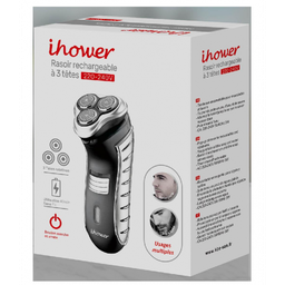 [W610] Rasoir rechargeable 3 têtes IHOWER